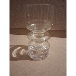 Vtg rilhimaki lasi oy hoop vase 1472 Tamara aladin 9.75 in finland corkscrew